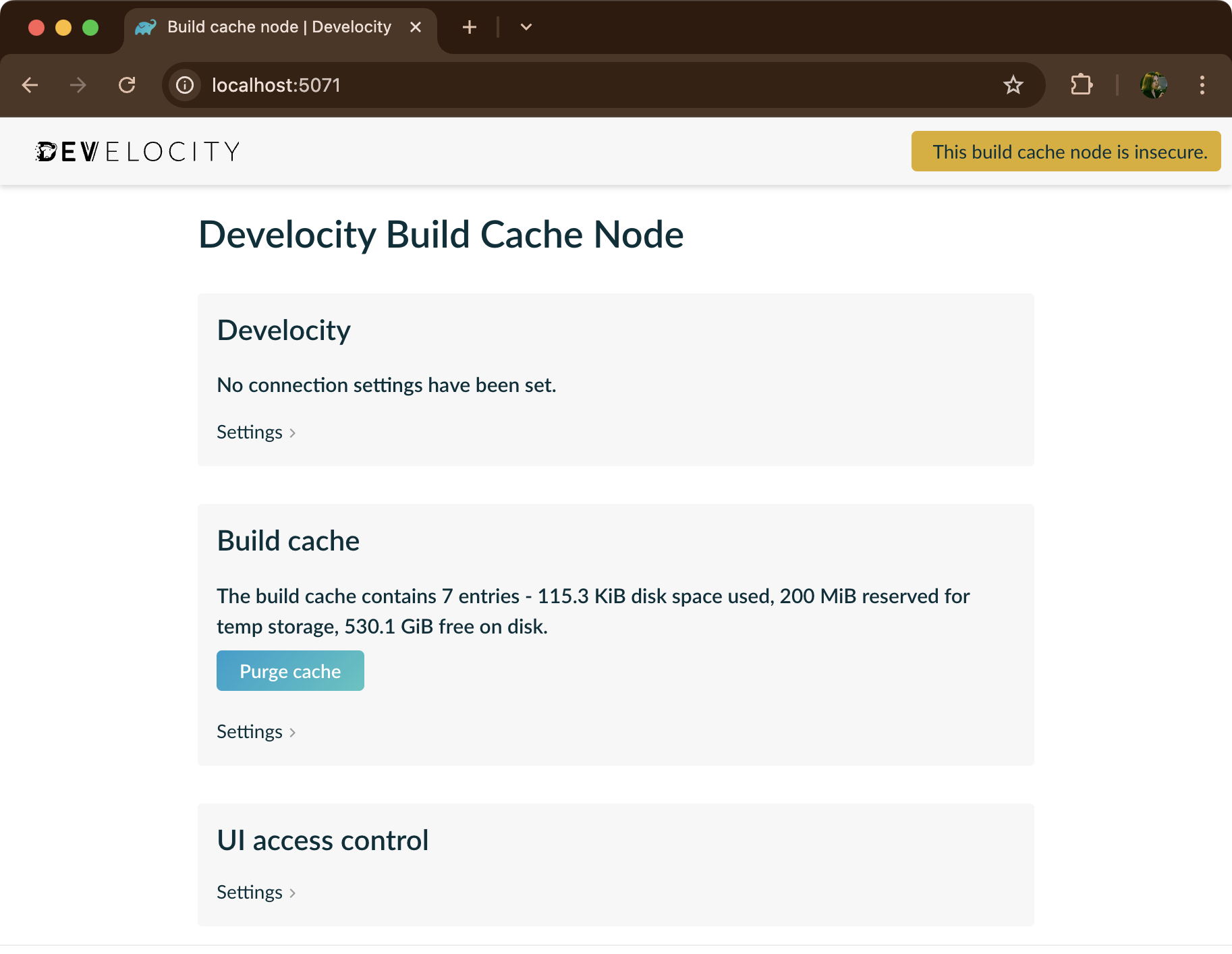 Build Cache Node Build Cache Node